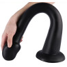 DarkSil Gode Whale Dildo S 38 x 3.8cm - Pointe 3.5cm Noir